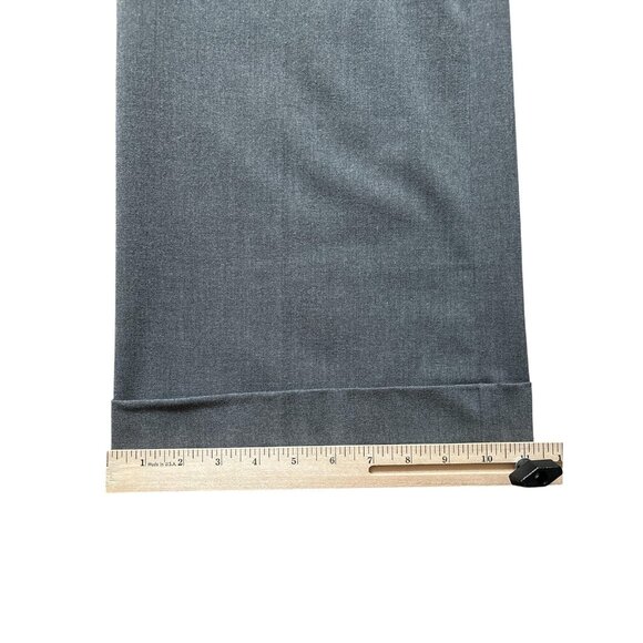 New York & Company Pants Womens 2 Tall Gray Wide Leg Stretch Dress Office Wear - Picture 8 of 8